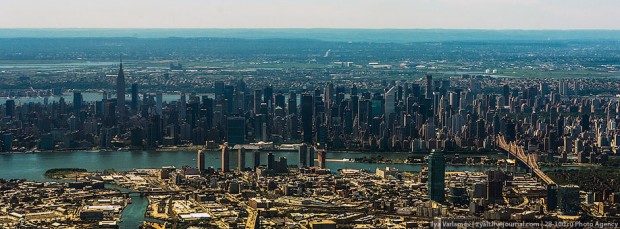 Манхэттен. Вид сверху Манхэттен,Нью-Йорк,США