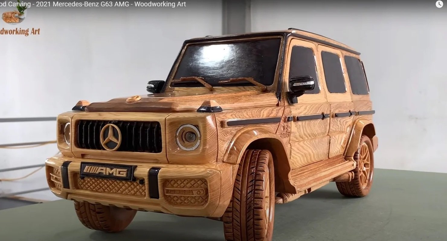 Точная копия Mercedes G63 AMG из дерева Автомобили