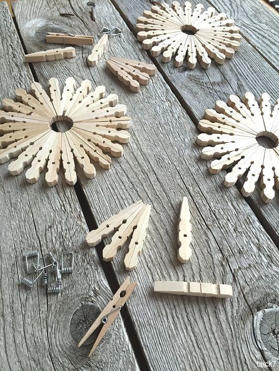 Очень интересные идеи из прищепок handmake,поделки своими руками,разное