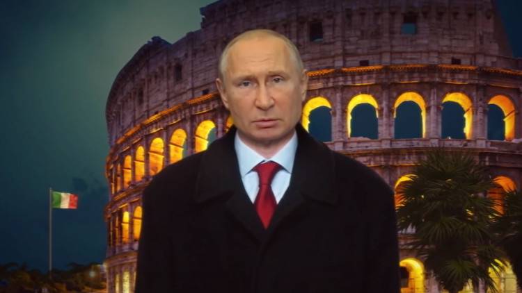 Владимир Путин заговорил на итальянском языке в «Вечернем Урганте»