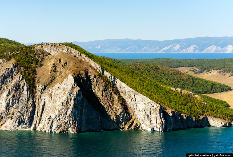 Остров Ольхон Байкал в фотографиях с вертолета