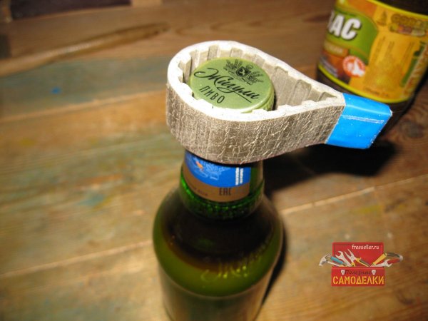 Открывалка для присохших крышек пластиковых бутылок самоделкин