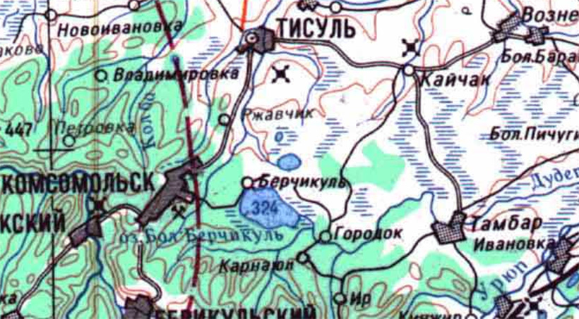 Пгт тисуль карта с улицами
