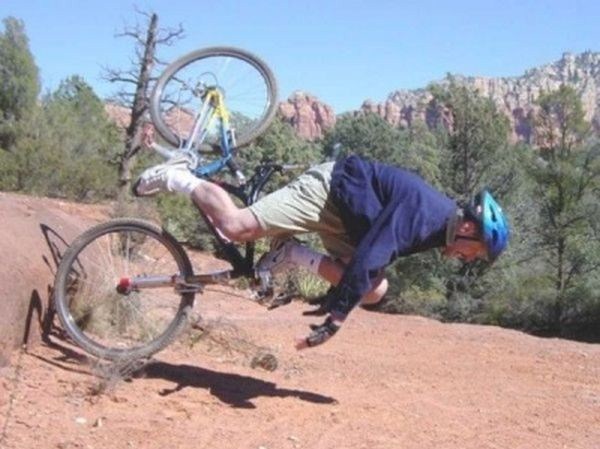 Падения с велосипеда (40 фото)