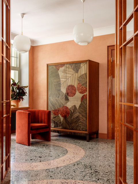 Интерьер виллы  в Юрмале в духе 1930-х идеи для дома,интерьер и дизайн
