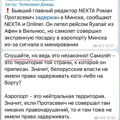 Лукашенко наносит ответный удар: Роман Протасевич задержан в Минске 