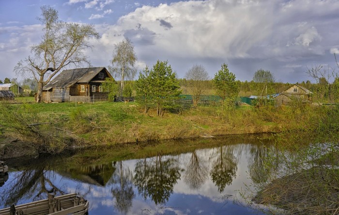 В деревне весной 