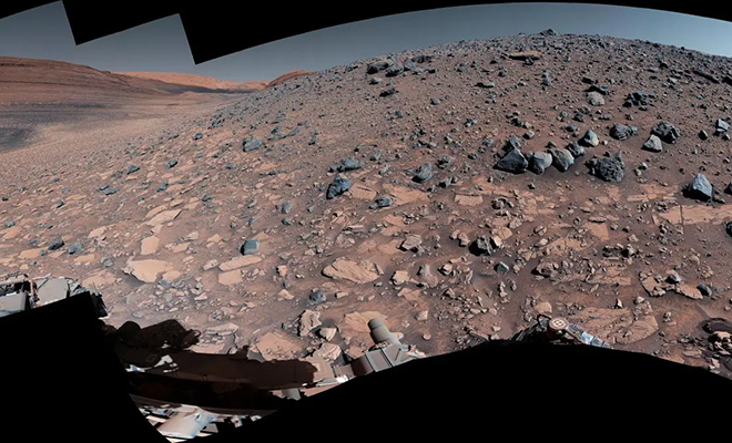 Ровер добрался до точки на Марсе, где в прошлом текла огромная река: видео с Красной планеты Curiosity, подробное, четвертой, попытки, потока, ровер, аппарат, видео, Марсоход, более, источником, стало, гребень, неожиданно, открытия Из, расположенный, забрался, километров, интересного, камеры