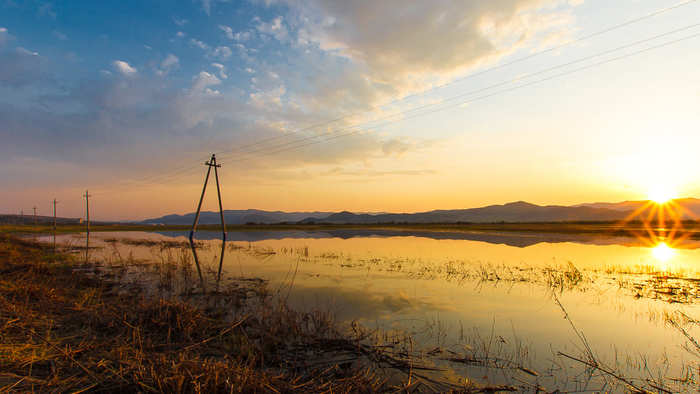 В деревне весной 