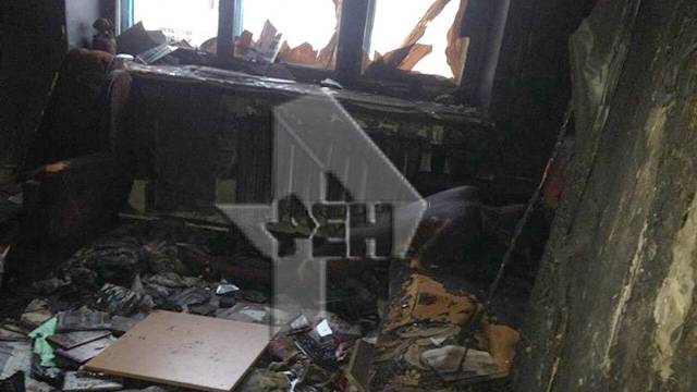 Фото с места пожара в Ивановской области, где погибли 4 человека, в том числе дети