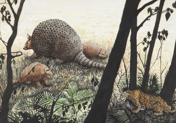 Картины самобытных уральских художников представили на выставке «Люди, львы, орлы и фороракосы»