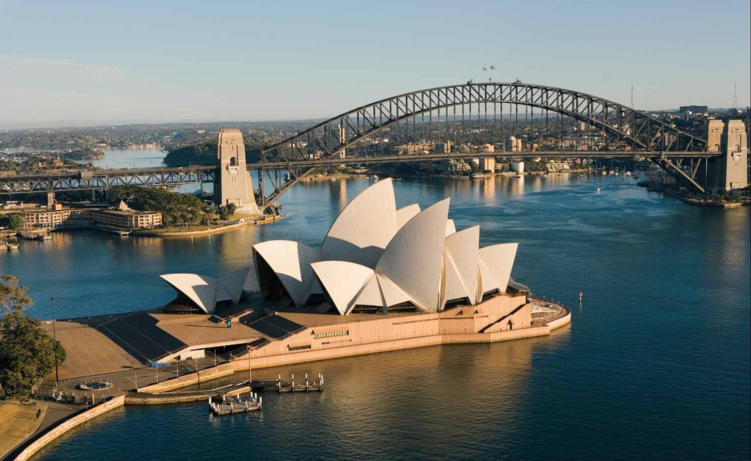 Sydney Opera House and Harbour Bridge at Dusk, Australia без смс