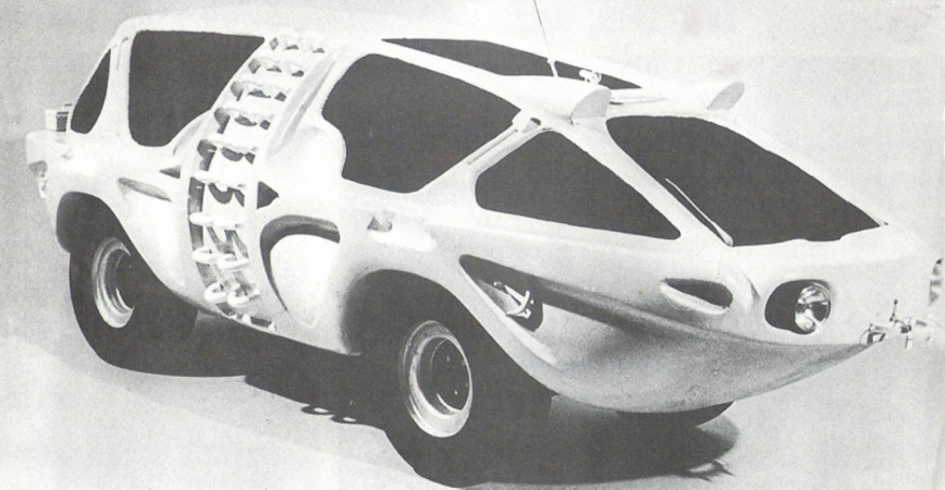 Самая необычная амфибия в мире — Colani Sea Ranger Самая необычная амфибия в мире — Colani Sea Ranger марки и модели,ретро