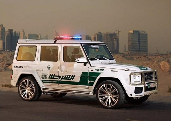 Брабус на службе полиции ОАЭ/ Фото: brabus.com