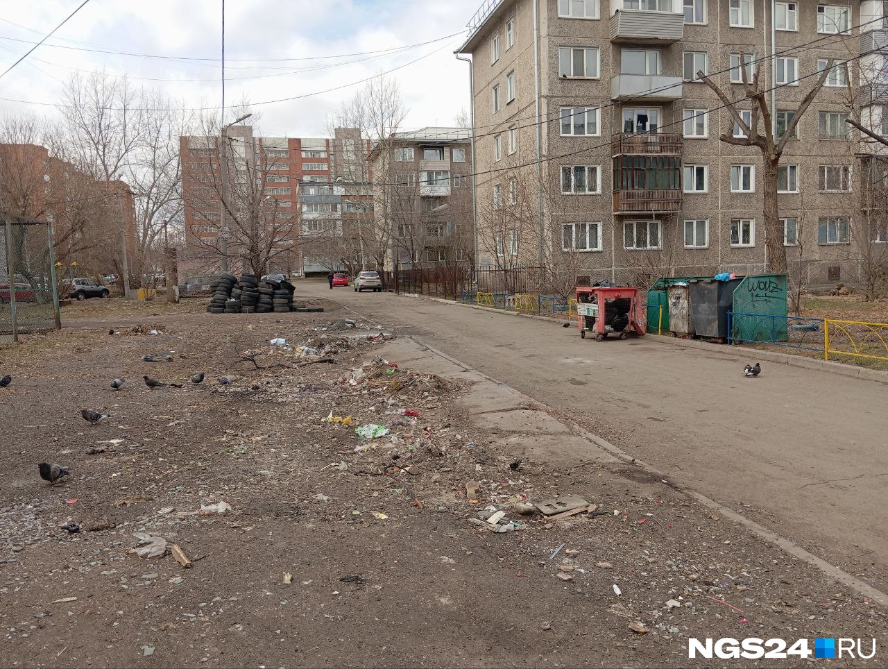 Мусорку с пролежавшим на ней полгода трупом снесли в Красноярске