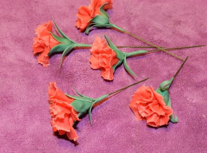 Букет из холодного фарфора сделай сам,Хенд мейд,холодный фарфор