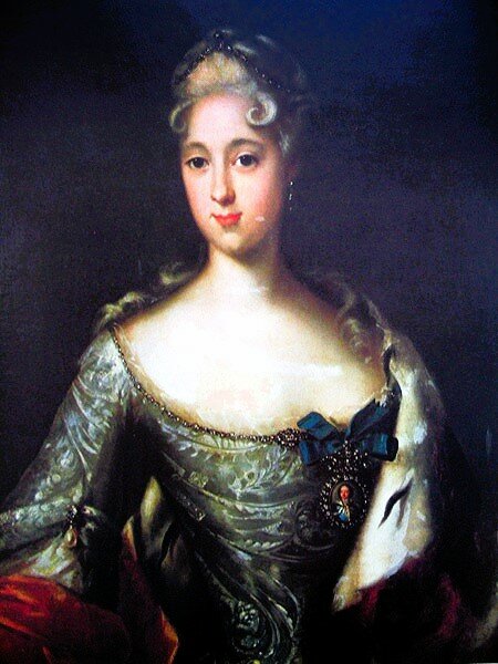 «Княжна Мария Меншикова, невеста Петра II», худ. Иоганн Готфрид, 1729 год