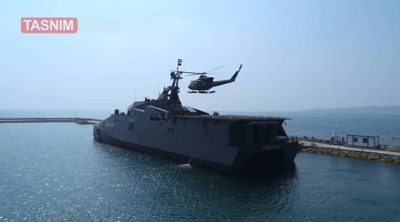 ВМС КСИР получили ракетный корабль-катамаран «Шахид Сулеймани» вмф