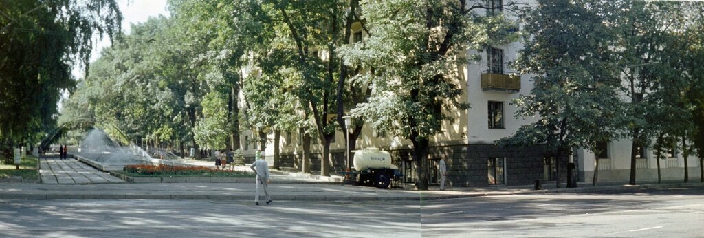 Улицы Алма-Аты
Никита Власов, 1 июля 1978 - 30 августа 1978 года, Казахская ССР, г. Алма-Ата, ул. Кабанбай Батыра, из архива Владимира Александровича Карлова.