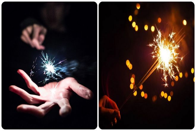 Бенгальские огни - отличный способ добавить волшебства в вашу церемонию и вовлечь гостей в праздник.