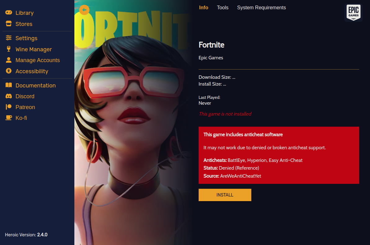 Heroic Games Launcher - программа запуска GOG и Epic Games для Linux, Windows и Mac.