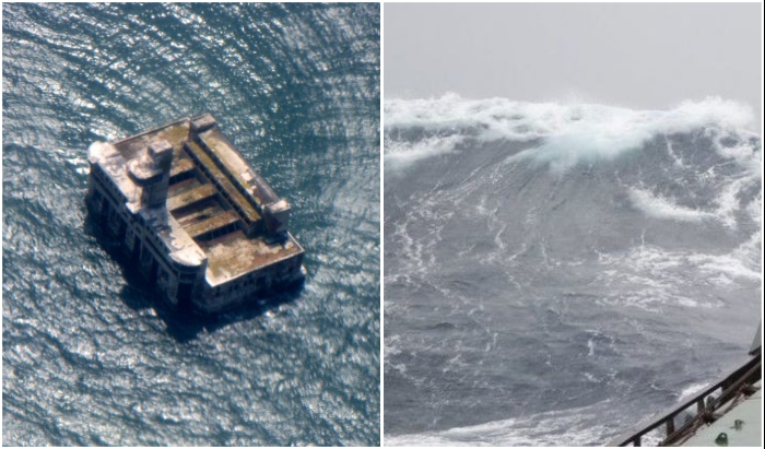 Морской объект очень часто оказывается в эпицентре природной стихии (цех №8, Каспийск).  Морской объект очень часто оказывается в эпицентре природной стихии (цех №8, Каспийск).