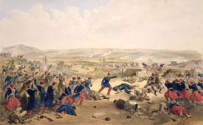 Уильям Симпсон. Битва на Чёрной, 16 августа 1855