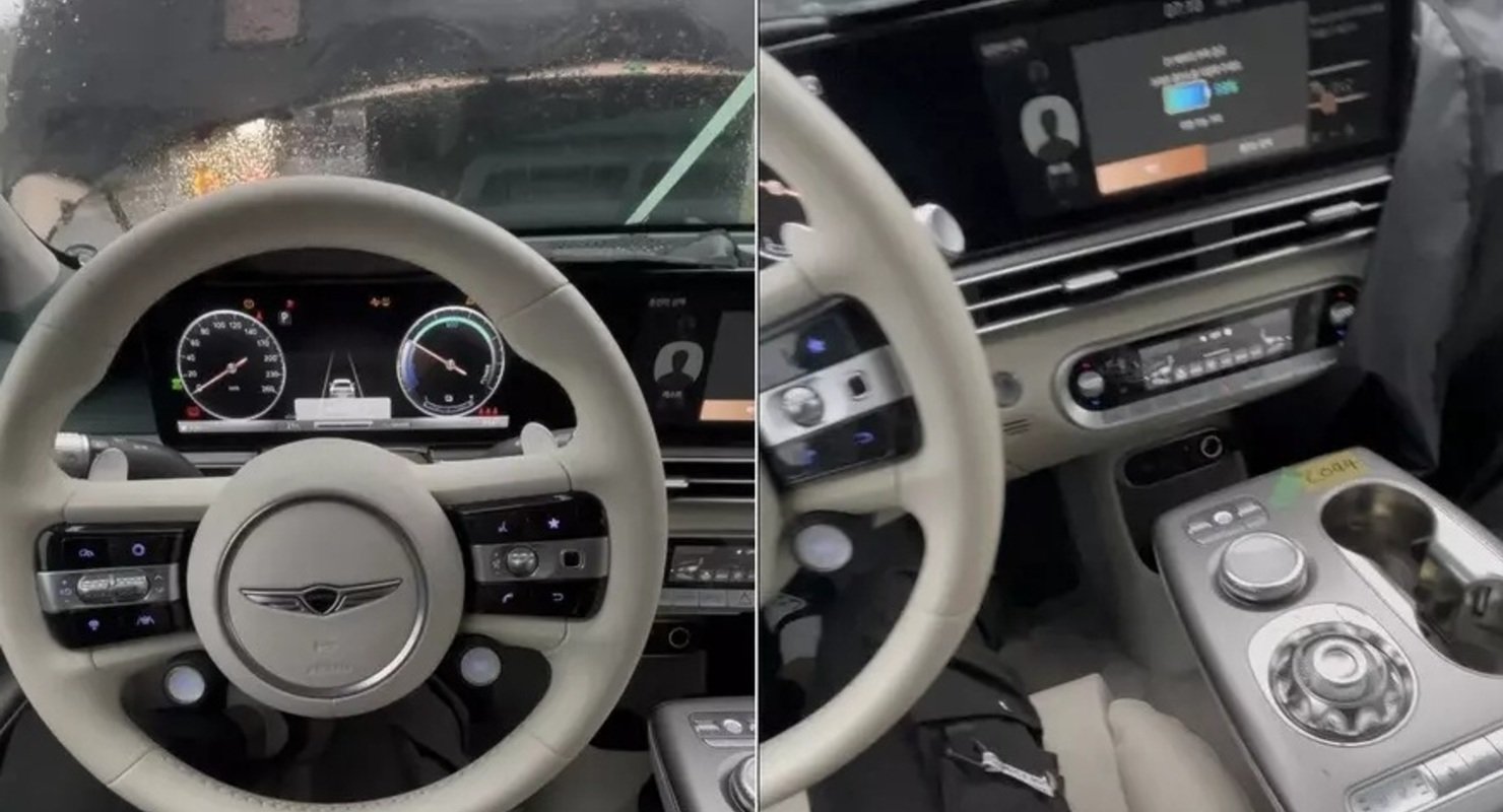 Интерьер нового кросс-купе Genesis раскрыли до премьеры