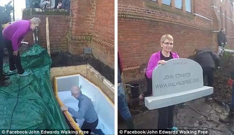 Бывший наркоман похоронил себя заживо в гробу с Wi-Fi и электричеством wi-fi, гроб
