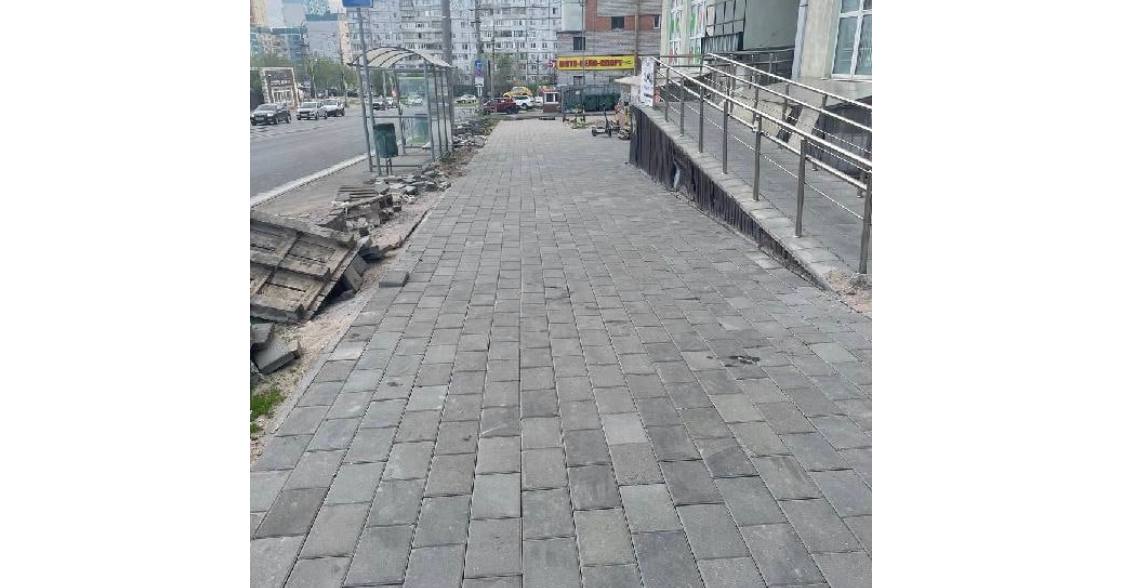 Прокуратура добилась ремонта тротуара в Железнодорожном районе Самары