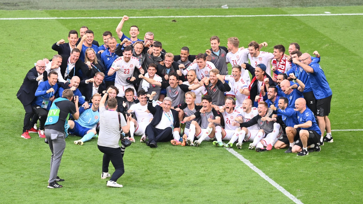 Сказка сборной Дании: после трагедии в первом матче — выход в полуфинал Евро-2020