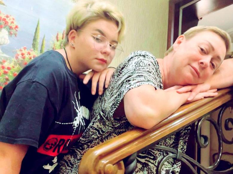 Мария Аронова с дочерью