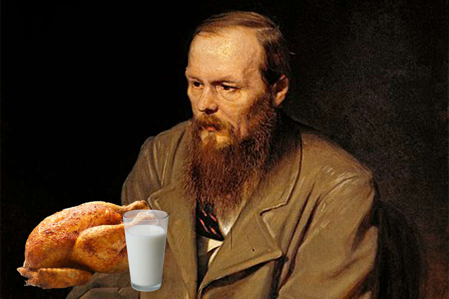 Бульон из сена и курица с молоком: любимые блюда русских классиков
