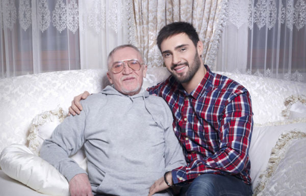 Виталий Козловский с папой Виталием Сергеевичем