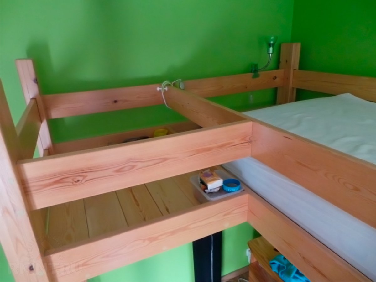 Как сделать детскую кровать-чердак своими руками для дома и дачи,мастер-класс