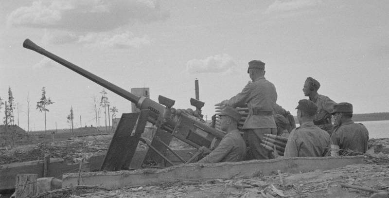 Финская зенитная артиллерия в послевоенные годы оружие
