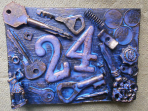 Как сделать дверной номерок своими руками Как сделать дверной номерок своими руками дверной номер