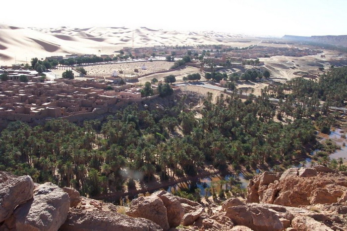 Оазис на территории Алжира