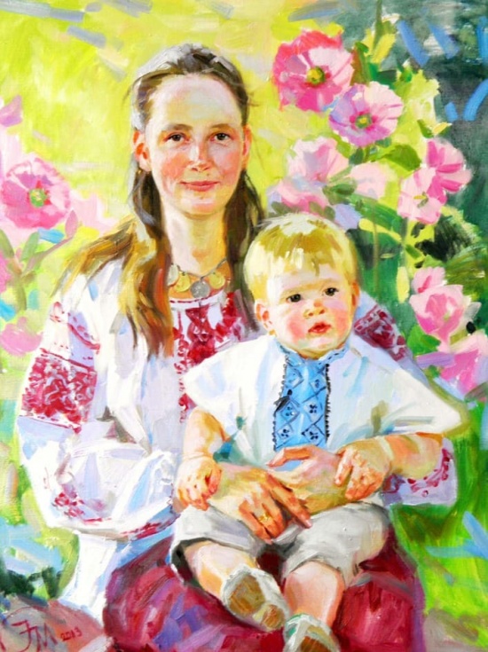 Художник Мария Полякова. И к вам прилетят снегири Художник Мария Полякова. И к вам прилетят снегири художника, Марии, Галерея, работ, современного, украинского, Поляковой Картины, Поляковой