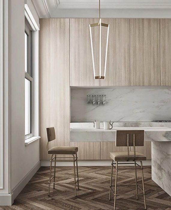 Самые красивые варианты дизайна деревянных кухонь