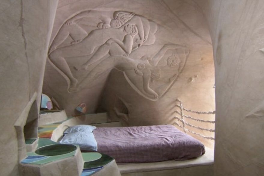 Можно лишиться дара речи, увидев, что в одиночку сделал этот старик интерьер и дизайн,искусство,пещеры