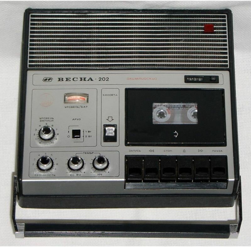 Кассетные магнитофоны 70-80-х
