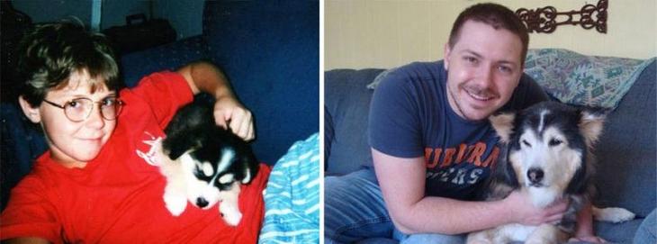 Щенки, которых время превратило в больших собак не всё так грустно