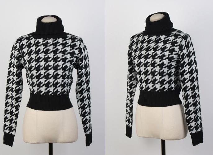 Узор «Гусиные лапки» в технике ленивого жаккарда: в стиле Коко Узор «Гусиные лапки» в технике ленивого жаккарда: в стиле Коко идеи,одежда,рукодельнице на заметку,своими руками,узор гусиные лапки