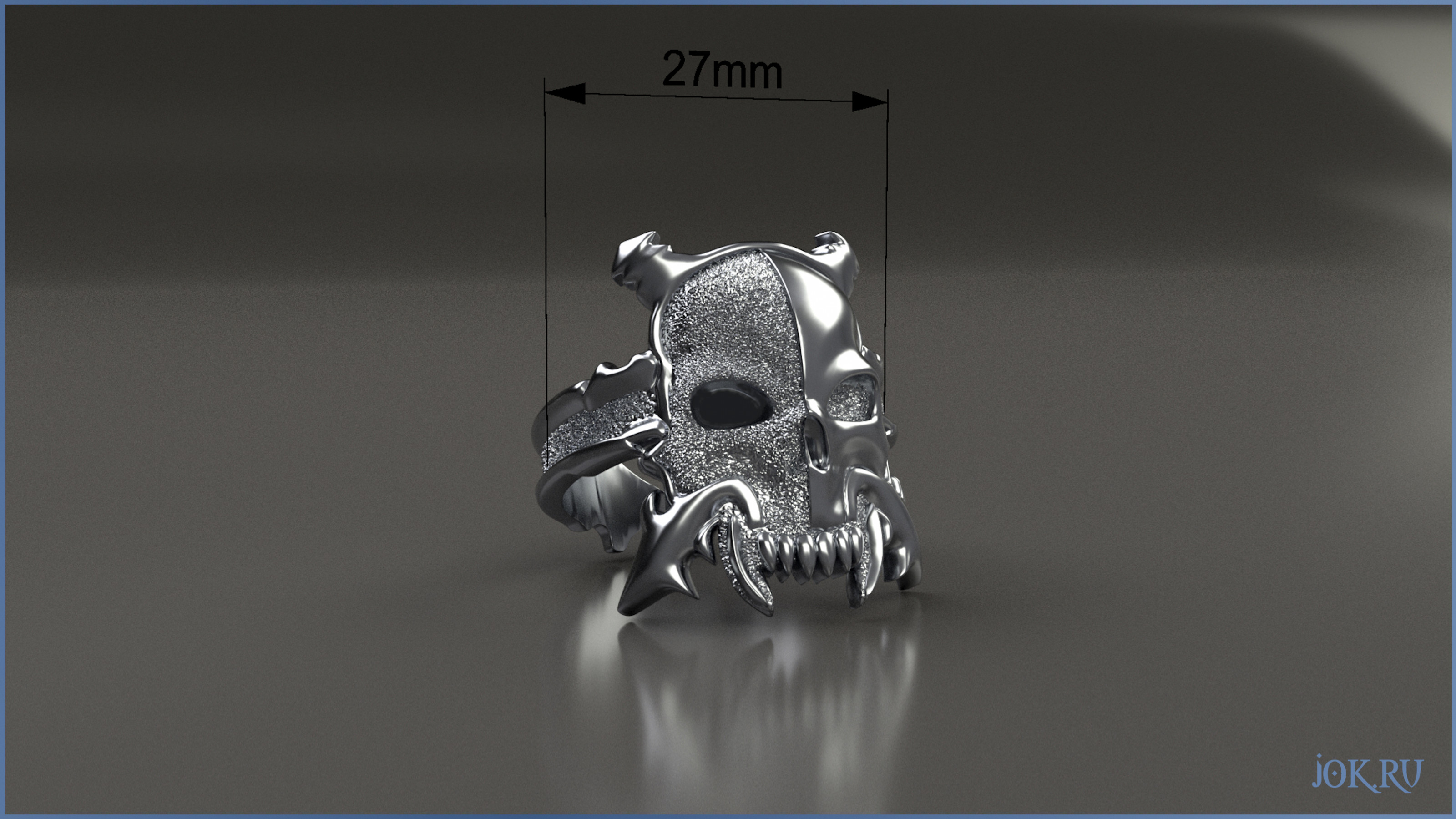 Кольца на заказ для игроков Sons of Malice: уникальное украшение из вселенной Warhammer 40,000 от Мастерской JokerStudio.