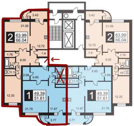 Объединение 2 фото в 1