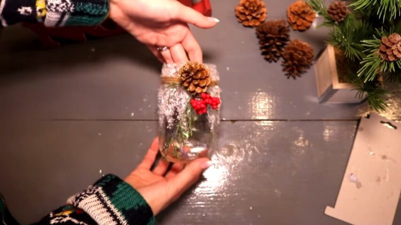 Стеклянные банки — идеальный декор на Новый год интерьер,своими руками,сделай сам