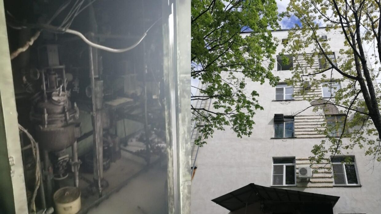 Появились фото из лаборатории медцентра в Обнинске, где произошел взрыв