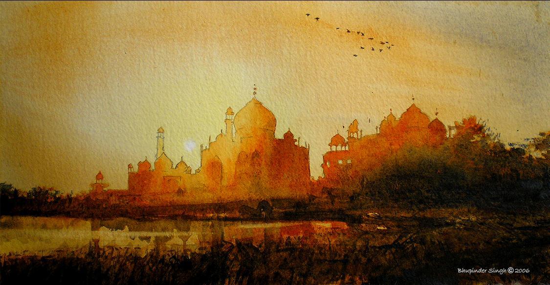 Предвечный свет среди покоя... Канадский художник Bhupinder Singh