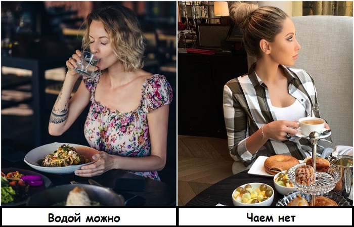 Итальянцы запивают еду только водой